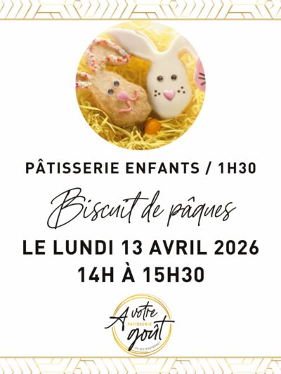 PÂTISSERIE ENFANTS - 1H30 - lundi 13 avril 2026