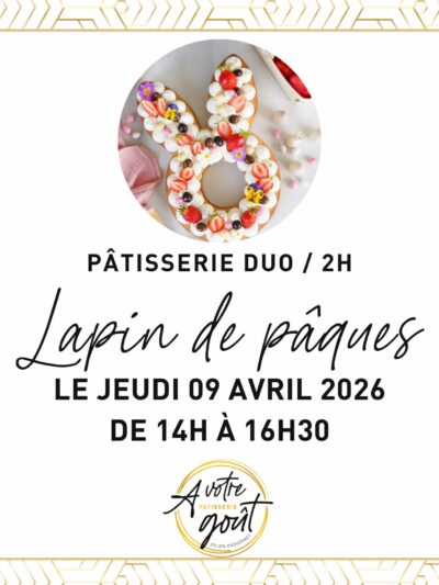 COMPLET-PÂTISSERIE DUO - 2H - Jeudi 09 avril 2026