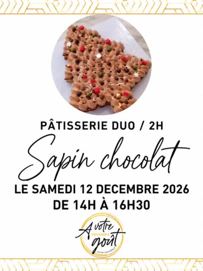 COMPLET / PÂTISSERIE DUO - 2H - Samedi 12 décembre 2026
