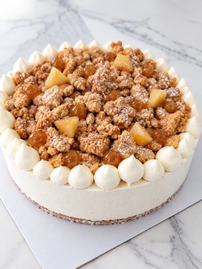 Entremets façon Crumble aux Pommes