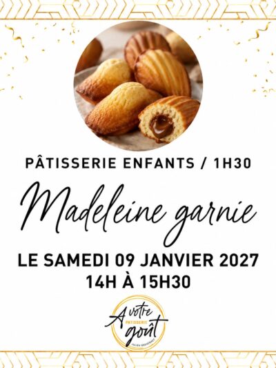PÂTISSERIE ENFANTS - 1H30 - Samedi 09 janvier 2027