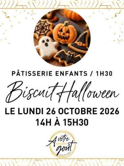 PÂTISSERIE ENFANTS - 1H30 - lundi 26 octobre 2026